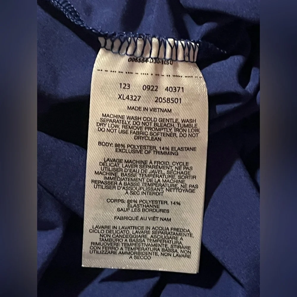 Columbia Women's Blue Anytime Tank Jumpsuit w Pockets Size XXL New with Tags NWT - Picture 16 of 16